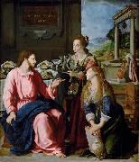 Alessandro Allori Christ with Mary and Martha china oil painting artist